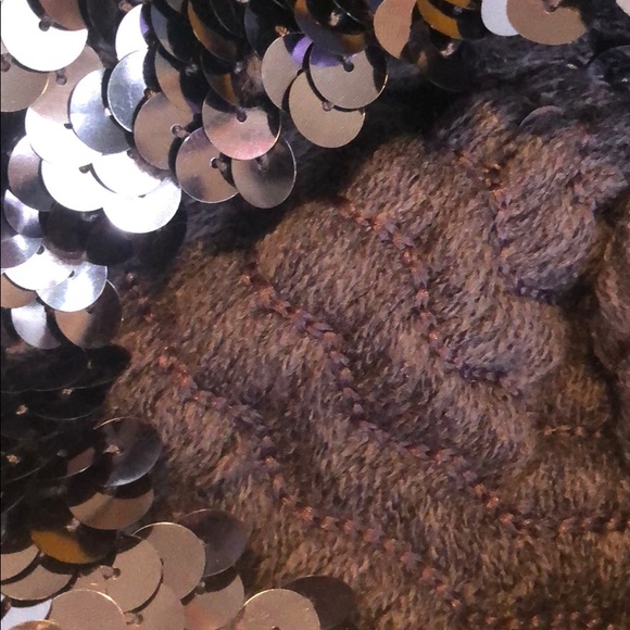 ‼️$5 CLEARANCE ‼️ Claire’s Cute purple sequin Painter hat - Picture 3 of 4